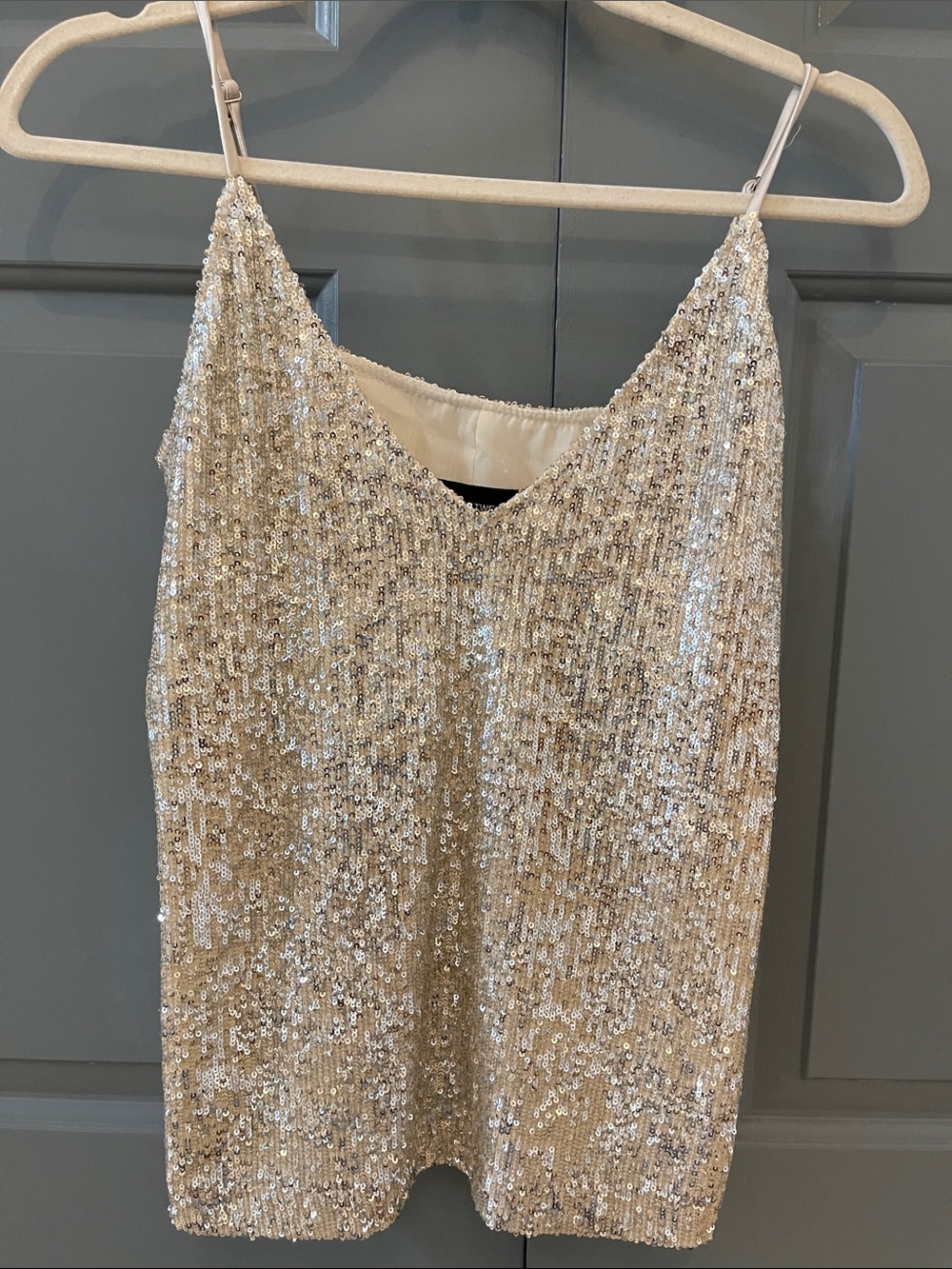 Fifteen Twenty Gold Sequin Cami